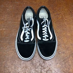 Black and White old skool vans